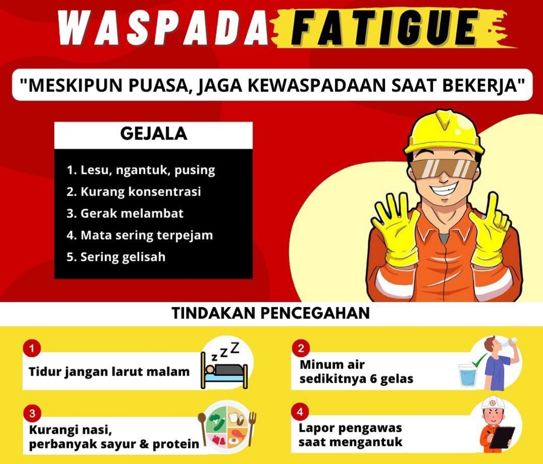 Waspada kelelahan dalam bekerja
