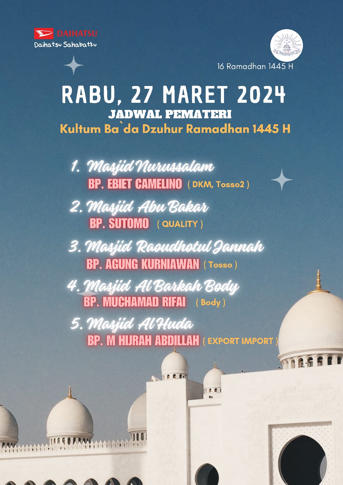 Jadwal