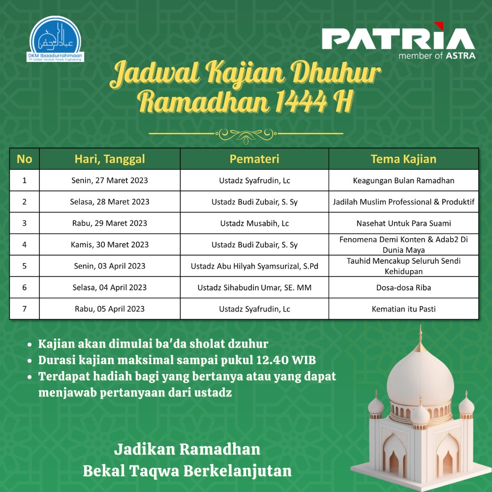 Kajian Ramsdhan Special Dhuhur (1)