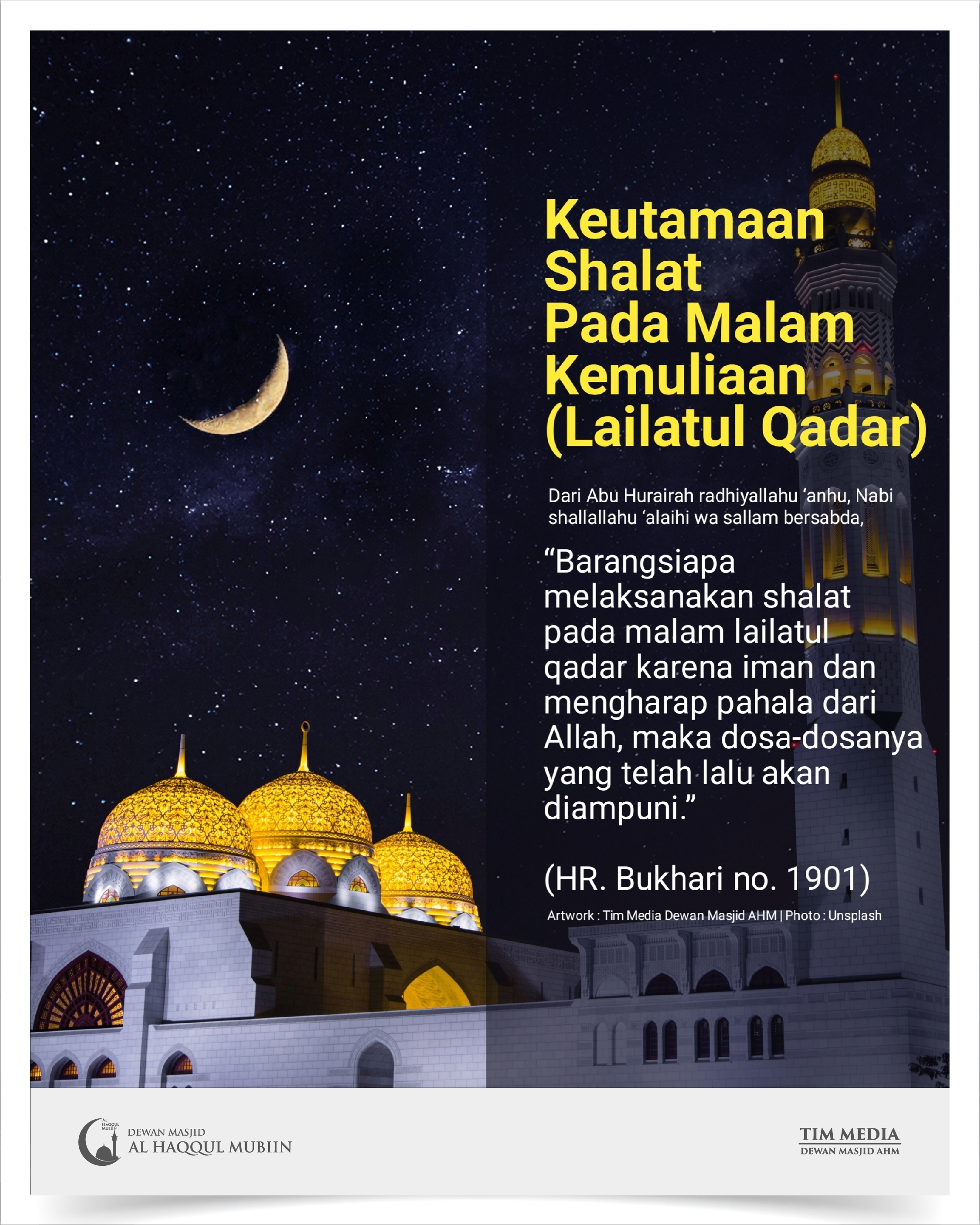 020 | Keutamaan Shalat Pada Malam Kemuliaan (Lailatul Qadar)