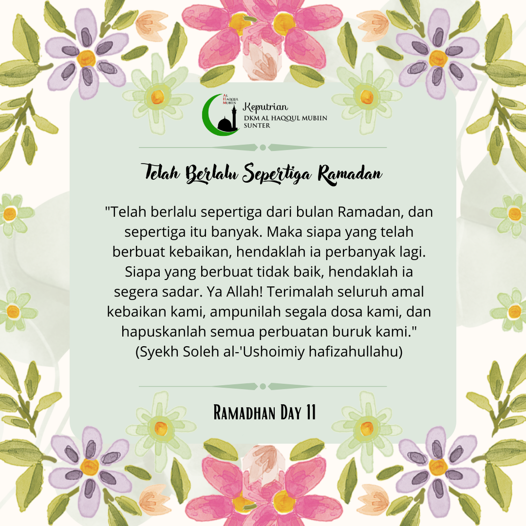 Sepertiga Ramadhan